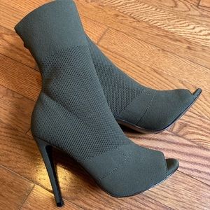 Steve Madden Open Toe Sock Booties